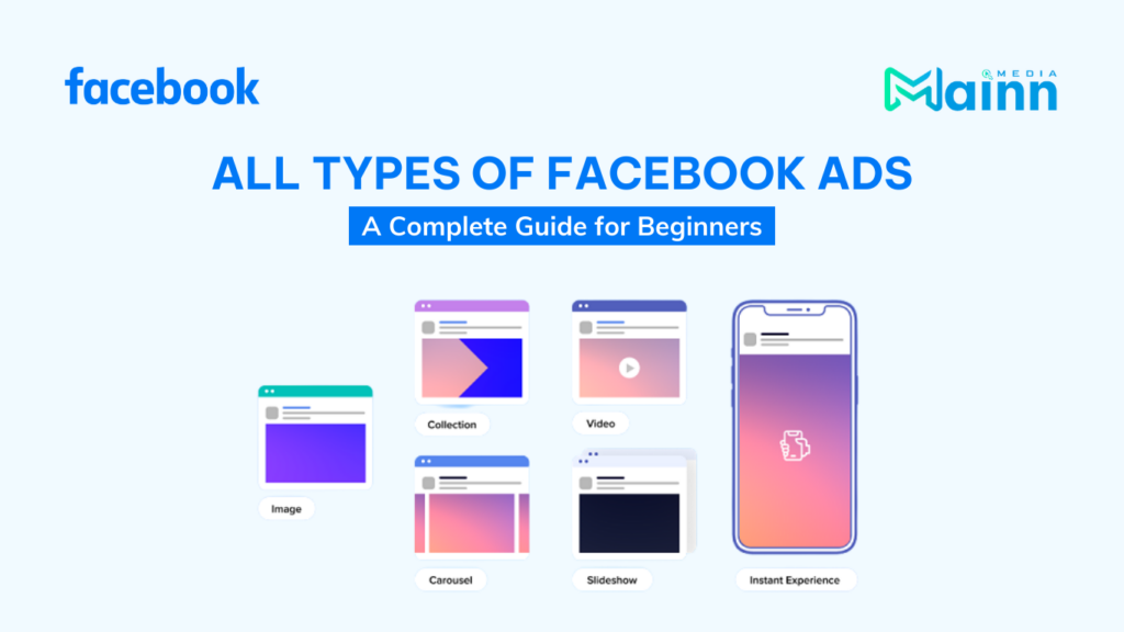 Facebook ads types a complete guide for beginners