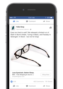 Facebook slideshow ads