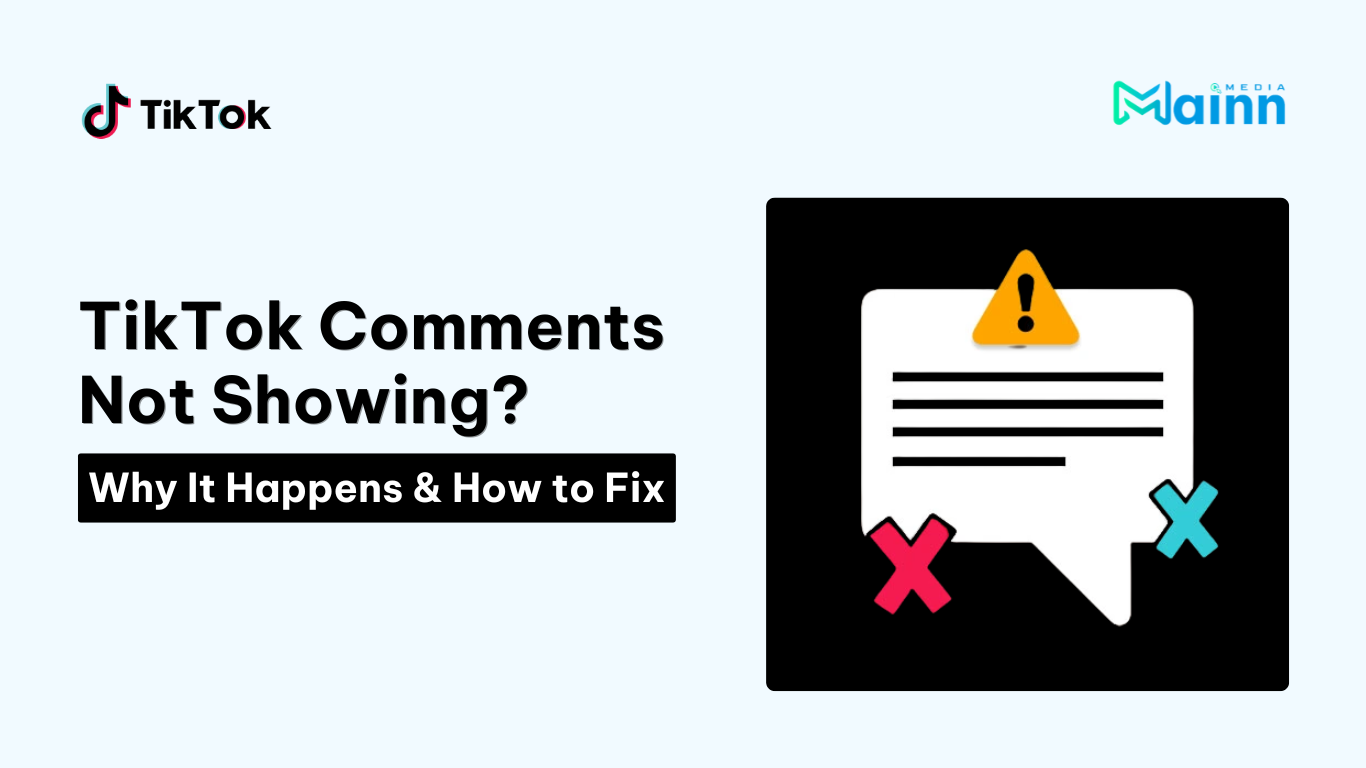 TikTok comments not showing